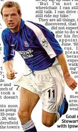  ?? ALLSPORT ?? Goal machine: Stewart at his peak with Ipswich