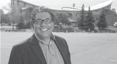  ?? BRITTON LEDINGHAM / POSTMEDIA NEWS FILES ?? Mayor Naheed Nenshi in September at the site of a proposed home for the Calgary Flames just north of the National Hockey League team’s current home in the Scotiabank Saddledome.