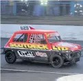  ??  ?? Action-packed in her Mini 3004 Taylor Borthwick