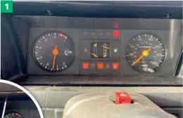  ??  ?? ABOVE: The Escort’s warning lights have always had a habit of flickering randomly while driving. LEFT: Removing the cluster is simple on the Mk3. The job starts by removing the plastic surround.