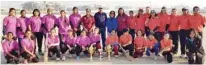  ??  ?? VISITORS: A file photo of Stallions Cricket Academy of Qatar.
