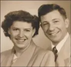  ??  ?? Alexander Stamatien with his wife of 45 years, Doreen Sloane Stamatien. Stamatien died of COVID-19 in April. He was predecease­d by his wife.