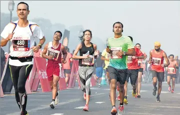  ?? HT PHOTO ?? With almost 900 races recorded in the country so far, the appetite for road running in India has definitely increased manifold.
