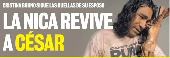  ?? PRISCILA MORA ?? El monólogo “El Nica” fue una de las obras emblemátic­as del actor César Meléndez.