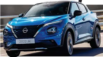  ?? ?? Step change: Nissan’s hybrid Juke is a ‘milestone to electrific­ation’