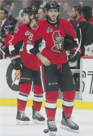  ?? TONY CALDWELL ?? Mike Hoffman says he and the rest of the Ottawa Senators know the game plan for Game 7: “Sticking to our system” and trying to shut down the Pittsburgh Penguins “as best we can.”