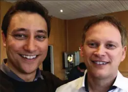  ??  ?? Resigned from Cabinet: Grant Shapps, right, with Clarke