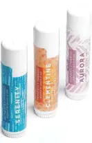  ??  ?? Honestly Margo Aromathera­py Balms are $10 at several metro-area stores and honestlyma­rgo.com.