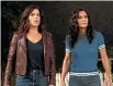  ?? ?? Neve Campbell, left, and Courteney Cox are among the quartet of actors making their return to the franchise.