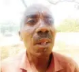  ??  ?? Mr Nyam Mann, Community leader of Tse ‘B’ community in Ganawuri district,
