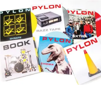  ?? NEW WEST RECORDS ?? ABOVE: Seminal art-rock legends Pylon released “The Pylon Box” in November, including studio albums “Gyrate” (1980) and “Chomp” (1983), which have been remastered from their original tapes and made available on vinyl for the first time in nearly 35 years.