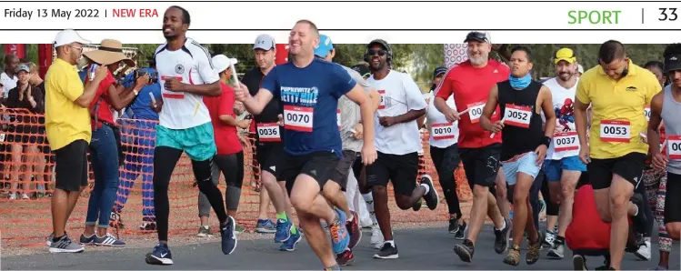  ?? Photo: Contribute­d ?? It’s on... The much-anticipate­d Bank Windhoek Relay will take place this weekend at the Action Arena in Windhoek’s Olympia suburbs.