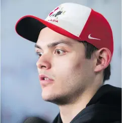  ??  ?? Despite Canada losing in the quarter-finals, goalie prospect Michael DiPietro was solid in the world juniors, finishing with a .951 save percentage and 1.23 GAA.