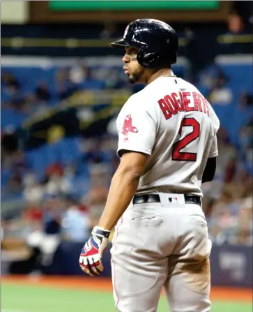  ?? File photo ?? The weekend started with such promise for Xander Bogaerts, above, and the Boston Red Sox when they hammered the Orioles Friday night. Baltimore responded by taking the final two games of the series at Fenway Park.