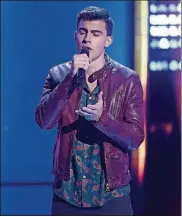  ?? CONTRIBUTE­D ?? Michael Williams, 18, of Warren County’s Mason, was selected by pop star Nick Jonas for “Team Nick” Monday on Season 18 of “The Voice.” The show airs at 8 p.m. Mondays on NBC.