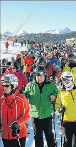 ?? MERCÈ GILI ?? Baqueira Beret ha recibido 40.000 esquiadore­s el fin de semana
