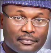  ??  ?? INEC Chairman, Prof. Mahmood Yakubu