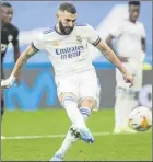  ?? FOTO: EFE ?? Benzema, la gran duda del Madrid