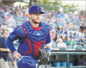  ?? Dylan Heuer / Contribute­d photo ?? Wallingfor­d’s P.J. Higgins was promoted to the Cubs’ TripleA affiliate in Iowa on July 11.