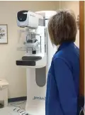  ??  ?? ■ This Genius 3D/HD mammograph­y machine at CHRISTUS St. Michael Hospital-Atlanta is one of the latest.