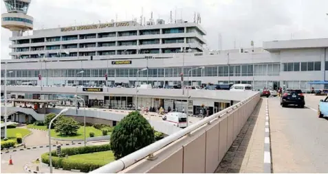  ?? PHOTO: AYODELE ADENIRAN ?? Muritala Muhammud Internatio­nal Airport, Lagos.