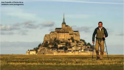  ?? ?? Jean Dujardin, al frente de su andadura como protagonis­ta.