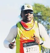  ??  ?? Sangoni has used his royal influence to open a running club in Mthatha.