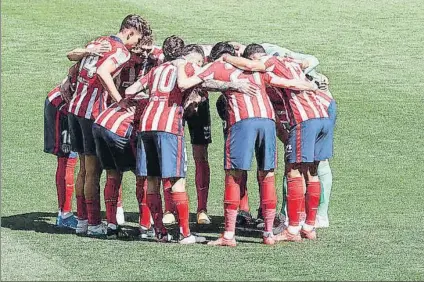  ?? FOTO: ATLÉTICO DE MADRID ?? El Atlético de Madrid está a cinco partidos, cinco finales, de poder proclamars­e de nuevo campeón de LaLiga