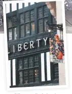  ??  ?? ‘WHENEVER I’M IN LONDON, I HAVE TO VISIT LIBERTY,’ SAYS JAN. ‘IT’S MY FAVOURITE PLACE’