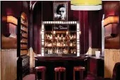  ??  ?? She recommends London’s Claridge’s for its bar, The Fumoir, which will transport one to the ’30s with its Art Deco interior and Lalique glassware.