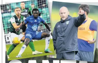  ??  ?? EU BEAUTY Boyle is eyeing Euro return for Hibs, who faced Molde in 2018, far left, and is pleased to see David Gray, left, join coaching staff