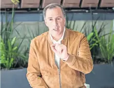  ??  ?? José Antonio Meade afirmó que es necesario que México se ponga de acuerdo con Estados Unidos en el tema de la marihuana.