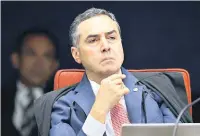  ?? Nelson Jr./STF ?? O ministro Luis Barroso pediu que diante do vazamento fosse incluída na investigaç­ão “a apuração das responsabi­lidades cabíveis”