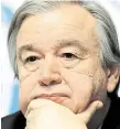  ?? António Guterres FOTO REUTERS ??