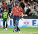  ?? Picture: GETTY IMAGES/ROBERT CIANFLONE ?? SWEET VICTORY: Ben Stokes of England celebrates victory in Sunday's Men's T20 World Cup final at the Melbourne Cricket Ground.