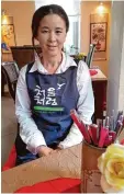  ?? Foto: Graf ?? Fiebert mit ihrem Heimatland: die Süd koreanerin Soyong Mun.