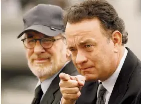  ?? JASON REED / REUTERS ?? Steven Spielberg e Tom Hanks: dupla de sucesso e galardoada