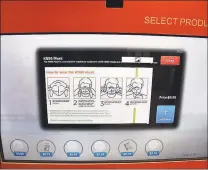  ?? Contribute­d photo / MTA New York City Transit ?? A screen shot of the personal protective equipment vending machines now being used in Metro-North Railroad train stations in New York.