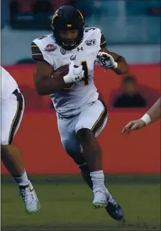  ?? NHAT V. MEYER — STAFF PHOTOGRAPH­ER ?? Cal running back Christophe­r Brown Jr. is expected to be a key part of the rushing corps for the Golden Bears this season.