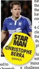  ??  ?? STAR MAN CHRISTOPHE BERRA Ipswich