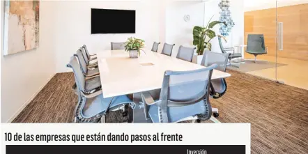  ??  ?? Regus Tegucigalp­a ofrece espacios de trabajo cómodos y modernos, con el objetivo de aumentar la productivi­dad.