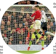  ?? AP ?? Cristiano Ronaldo rises to head home United’s winning goal.