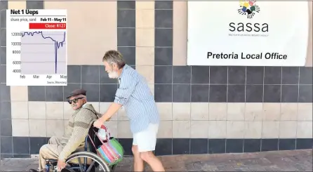  ?? PHOTO: OUPA MOKOENA/AFRICAN NEWS AGENCY (ANA) ?? Sassa’s offices in the Pretoria CBD. Its contract with Net1 UEPS Technologi­es’ CPS subsidiary comes to an end in September.