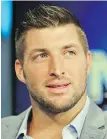  ??  ?? Tim Tebow hit .489 as a junior ball player in high school.