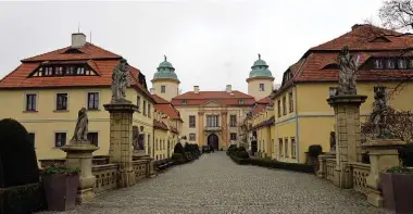  ??  ?? ABOVE: Ksiaz castle, the tunnels beneath which may be the resting place of the “Nazi gold train” according to treasure hunters.