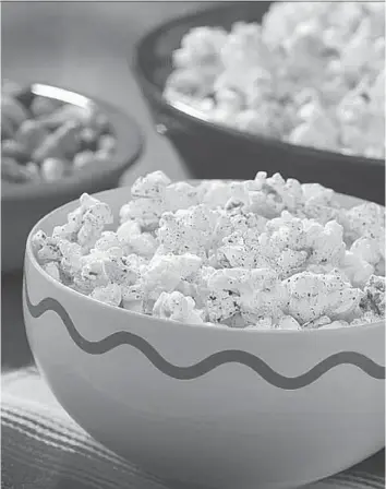  ?? ORVILLE REDENBACHE­R ?? Friday is National Popcorn Day. Why not celebrate with a bowl of, say, spicy popcorn?