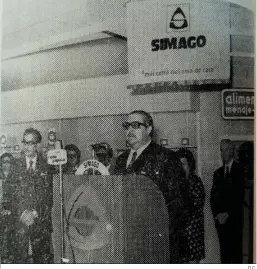  ?? D.C. ?? El alcalde Jerónimo Almagro en el acto de inauguraci­ón de Simago.