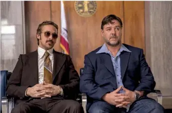  ??  ?? Ryan Gosling et Russell Crowe dans « The Nice Guys ».