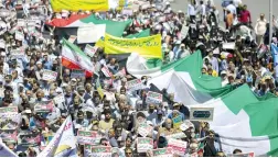  ?? ?? مسيرات حاشدة فى إيران لإحياء يوم القدس
