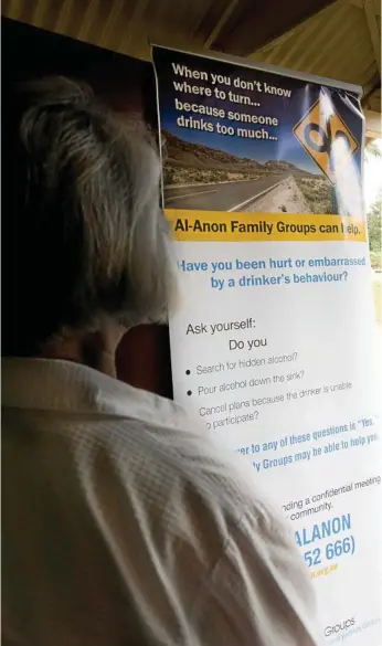  ?? Photo: Nev Madsen ?? HERE TO HELP: Al-Anon which supports people living with a loved-one with alcoholism celebrates 58 years in Toowoomba this year.